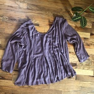 Plum/brown O’Neill flowy shirt size XL